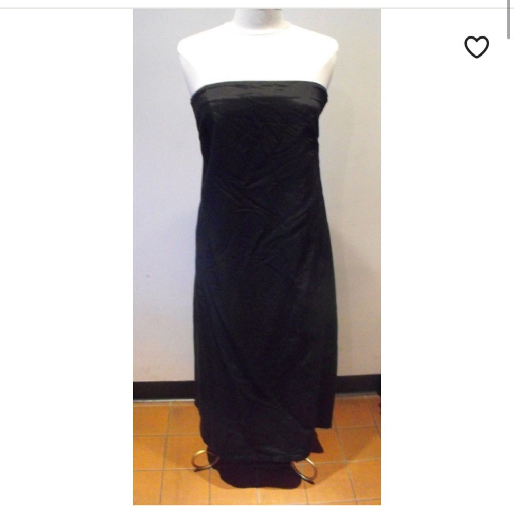 DKNY Prom Strapless tea length ball gown